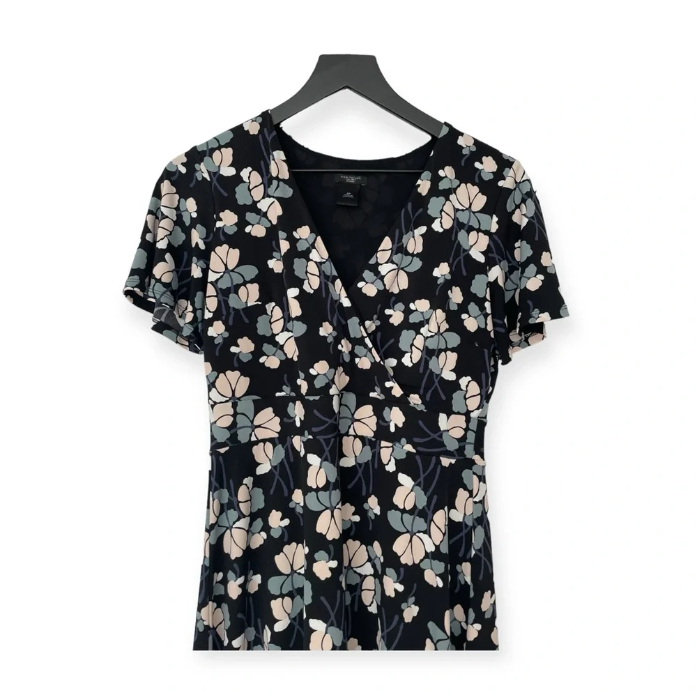 Ann Taylor Factory Petites faux wrap dress